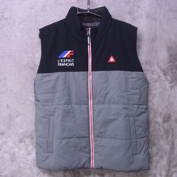 実際に弊社で買取させて頂いたle coq sportif /ルコックスポルティフ ゴルフウェア 中綿ベスト ブラック/LL