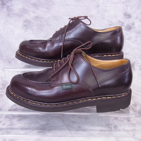 実際に弊社で買取させて頂いたPARABOOT/パラブーツ CHAMBORD/シャンボード Uチップ レザー 34548 6.5の画像 2枚目