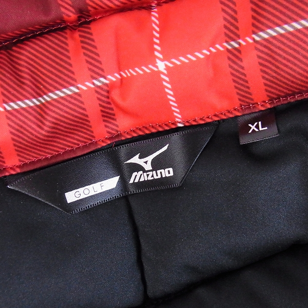 実際に弊社で買取させて頂いた【未使用】MIZUNO/ミズノ ゴルフウェア ベスト BREATH THERMO レッド/XLの画像 2枚目