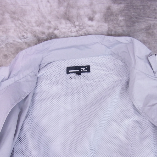 実際に弊社で買取させて頂いた【未使用】MIZUNO/ミズノ ゴルフウェア アウタージャージ グレー/Lの画像 4枚目