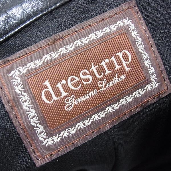 実際に弊社で買取させて頂いたdrestrip/ドレストリップ カウレザーライダース/ジャケット/1の画像 2枚目