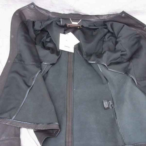 実際に弊社で買取させて頂いたdrestrip/ドレストリップ ディアスキン ウエスタン レザーシャツ/0の画像 3枚目