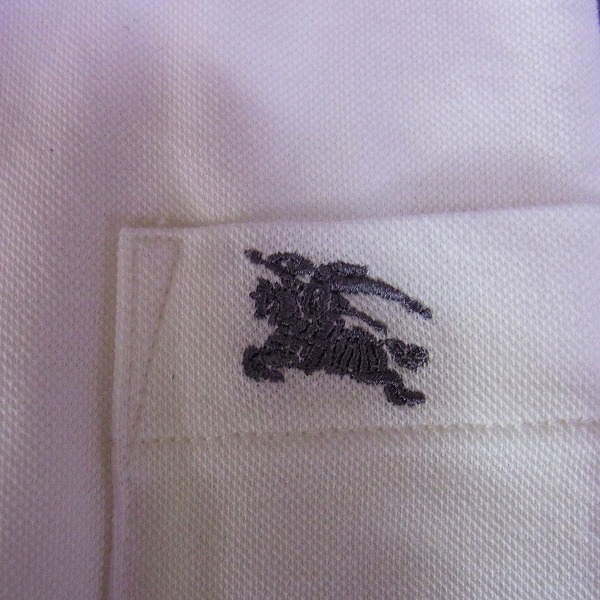 実際に弊社で買取させて頂いたBURBERRY LONDON/バーバリーロンドン ゴルフウェア 半袖ポロシャツ/Lの画像 2枚目