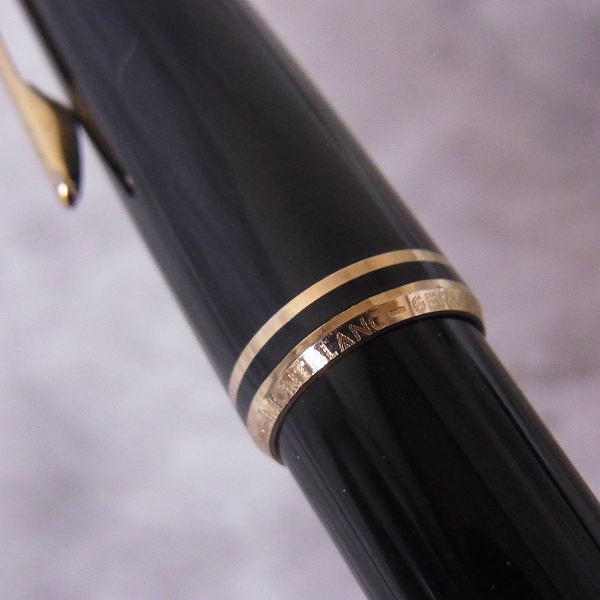 実際に弊社で買取させて頂いたMONTBLANC/モンブラン CLASSIC/クラシック 万年筆 ブラック 14K/585の画像 3枚目