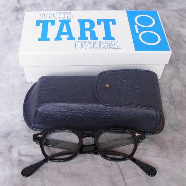 実際に弊社で買取させて頂いたJULIUS TART OPTICAL/ジュリアス タート オプティカル 眼鏡/メガネフレーム PL-009Aの画像 9枚目