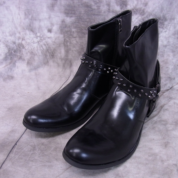 実際に弊社で買取させて頂いたBUFFALOBOBS/バッファローボブズ サイドジップアップ ベルト スタッズ ブーツ/41