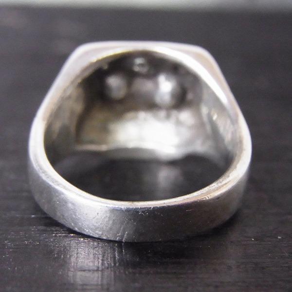 実際に弊社で買取させて頂いたFLASH POINT/フラッシュポイント ジムスカルリング エメラルド/C-MAG 13.5号 の画像 2枚目