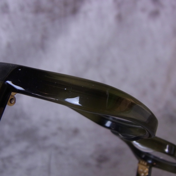 実際に弊社で買取させて頂いたOliver Goldsmith/オリバー ゴールドスミス VICE CONSUL-s Forest 眼鏡/メガネフレームの画像 6枚目