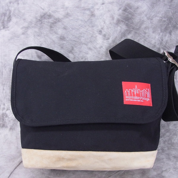 実際に弊社で買取させて頂いたManhattan Portage/マンハッタンポーテージ CORDURA スエード切替メッセンジャーバッグ