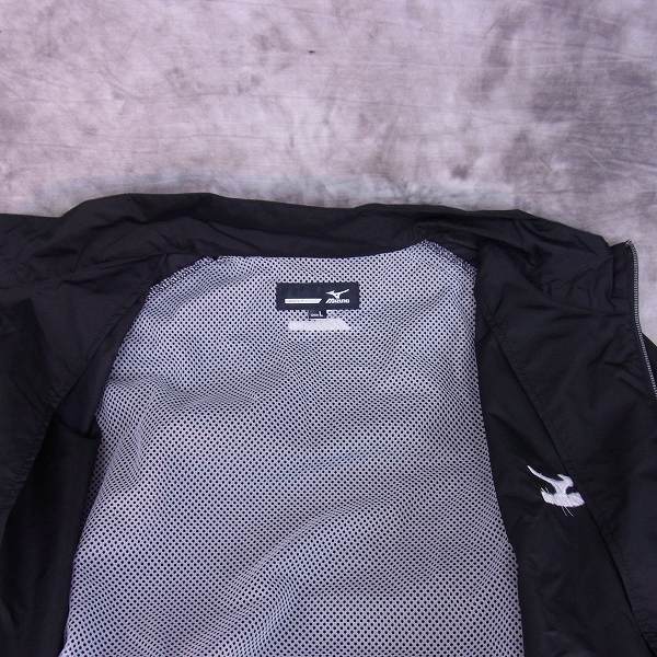 実際に弊社で買取させて頂いた【未使用】MIZUNO/ミズノ ゴルフウェア アウタージャージ ブラック/Lの画像 4枚目