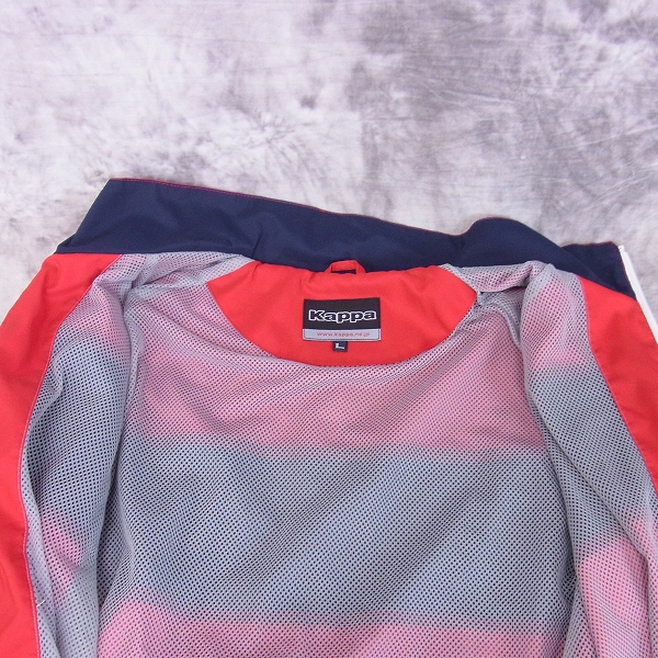 実際に弊社で買取させて頂いた【未使用】Kappa/カッパ ゴルフウェア スマーテック アウタージャージ レッド/Lの画像 4枚目