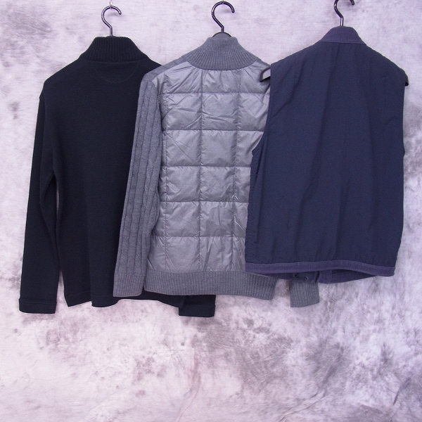 実際に弊社で買取させて頂いたARMANI JEANS/アルマーニジーンズ EDIFICE/エディフィス ニット/ベスト 3点セットの画像 1枚目
