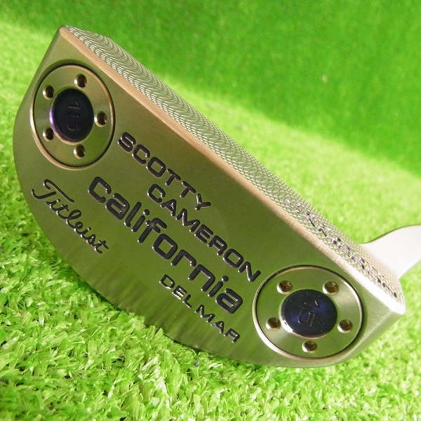 実際に弊社で買取させて頂いた★SCOTTY CAMERON/スコッティ・キャメロン カスタム パター JUNK YARD DOG california DELMAR パープル