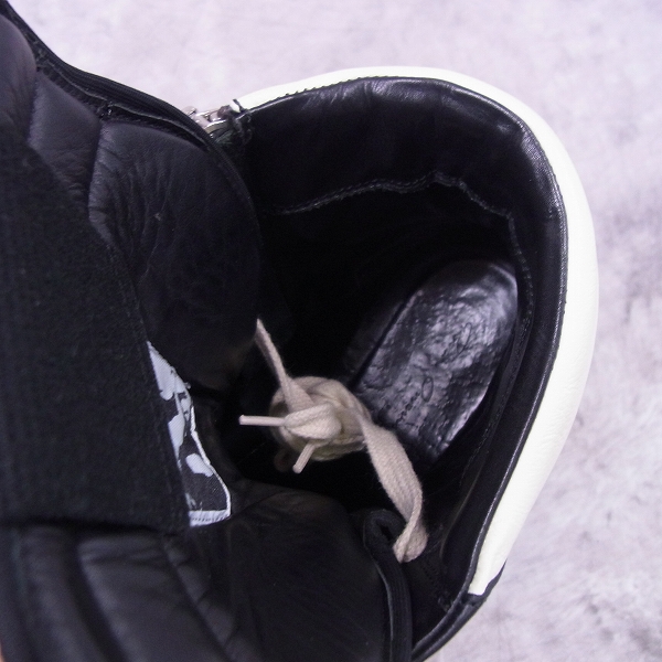 実際に弊社で買取させて頂いたRICK OWENS/リック オウエンス GEOBASKET LEATHER 44の画像 4枚目