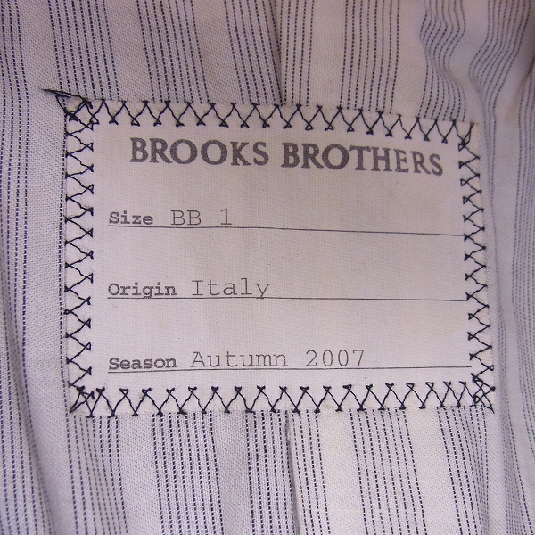 実際に弊社で買取させて頂いたBrooks Brothers/ブルックスブラザーズ メルトン ロング Pコート/BB1の画像 2枚目