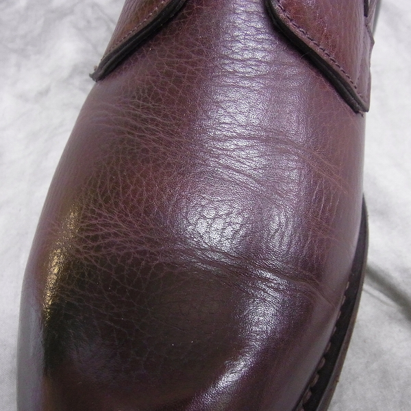 実際に弊社で買取させて頂いたJOHN LOBB/ジョンロブ HANOVER/ハノーバー プレーントゥブーツ ラスト9501 純正シューツリー付き ブラウン/6E の画像 5枚目