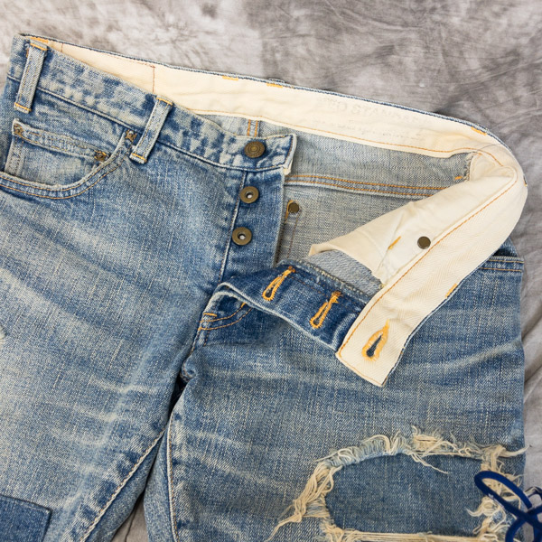 実際に弊社で買取させて頂いたDrestrip/ドレストリップ リメイクダメージ加工デニムパンツ/ジーンズの画像 2枚目