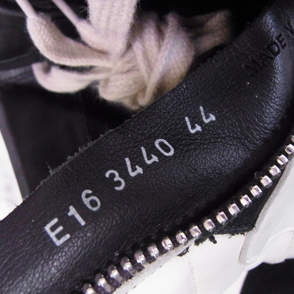 実際に弊社で買取させて頂いたRICK OWENS/リック オウエンス GEOBASKET LEATHER 44の画像 6枚目