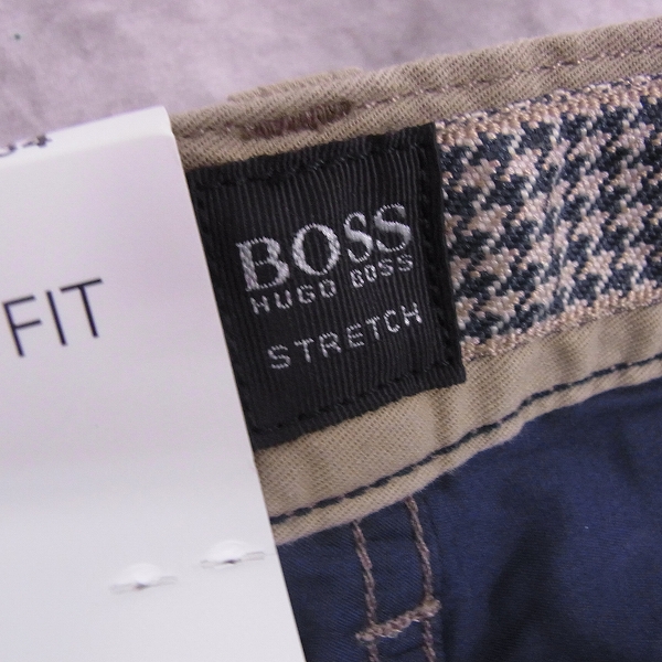 実際に弊社で買取させて頂いたHUGO BOSS/ヒューゴボス レギュラーフィット コットンパンツ 30/34の画像 3枚目