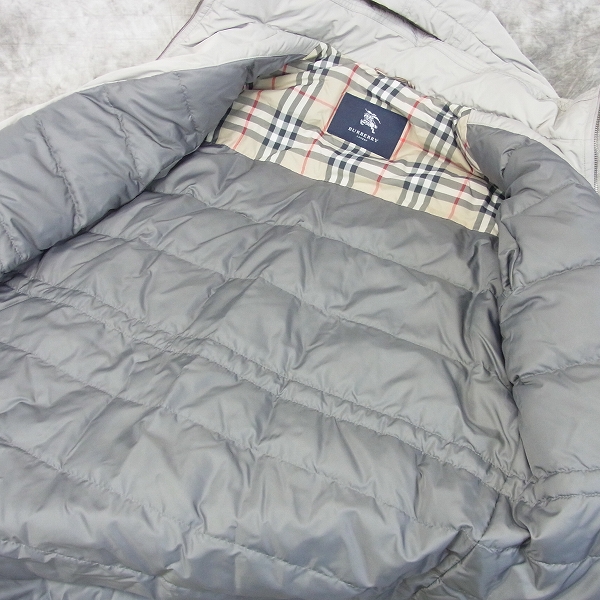 実際に弊社で買取させて頂いた【ネーム入り】BURBERRY/バーバリーロンドン ダウンジャケット ロングコート/LLの画像 4枚目