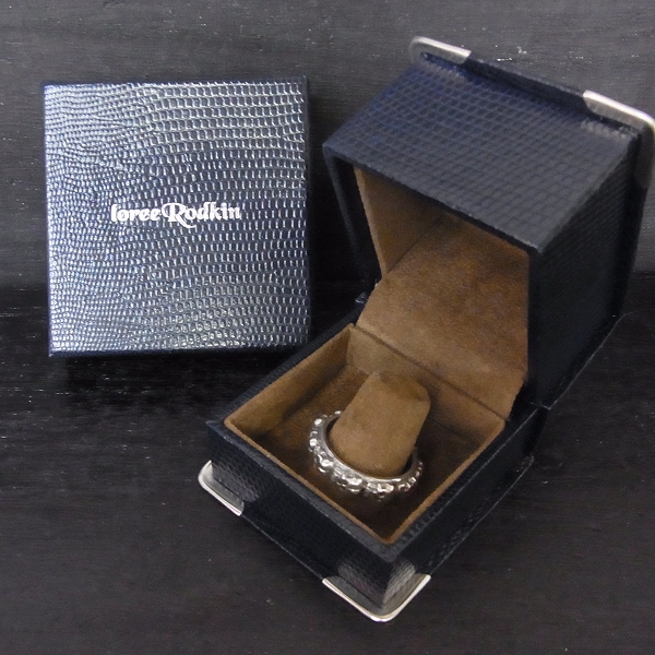 実際に弊社で買取させて頂いたLoree Rodkin/ローリーロドキン スカルバンド リング 18号の画像 5枚目