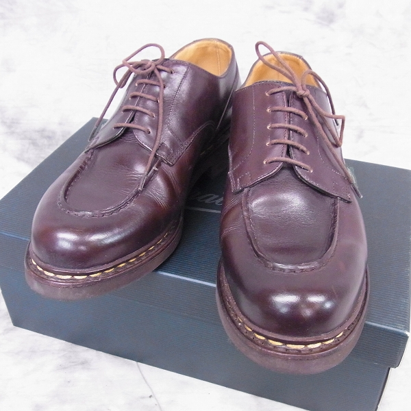 実際に弊社で買取させて頂いたPARABOOT/パラブーツ CHAMBORD/シャンボード Uチップ レザー 34548 6.5