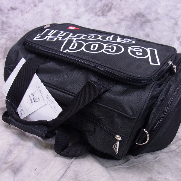 実際に弊社で買取させて頂いた【未使用】Le coq sportif/ル・コック ボストンバッグ QQ2160 ブラックの画像 2枚目