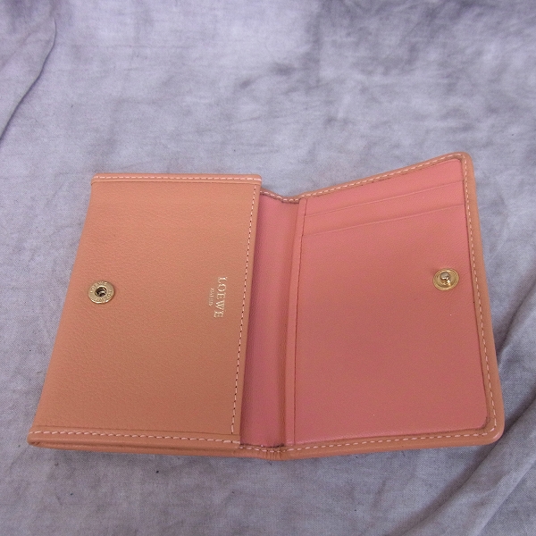 実際に弊社で買取させて頂いたLOEWE/ロエベ レザー 名刺入れ/カードケースの画像 4枚目