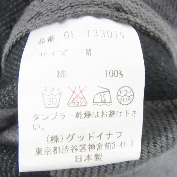 実際に弊社で買取させて頂いたGOODENOUGH/グッドイナフ チェックネルシャツ/BUFFALO LINE FLANNEL BOX SHIRTS/Mの画像 4枚目