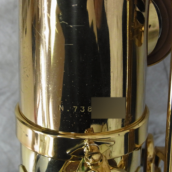 実際に弊社で買取させて頂いた★SELMER/セルマー SERIEⅢ/3 テナーサックス フランス製 彫刻入り ケース付の画像 6枚目