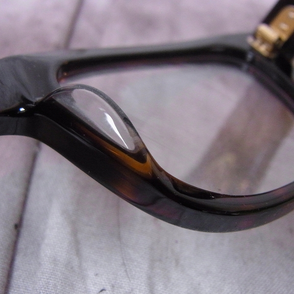 実際に弊社で買取させて頂いたOliver Goldsmith/オリバー ゴールドスミス VICE CONSUL-s Dark Tortoiseshell 眼鏡/メガネフレームの画像 2枚目
