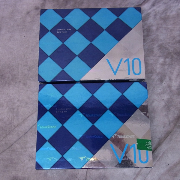 実際に弊社で買取させて頂いた【未使用】BRIDGESTONE/ブリヂストン ゴルフボール TOURSTAGE V10 2ダース ブルー