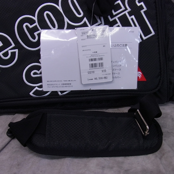 実際に弊社で買取させて頂いた【未使用】Le coq sportif/ル・コック ボストンバッグ QQ2160 ブラックの画像 6枚目