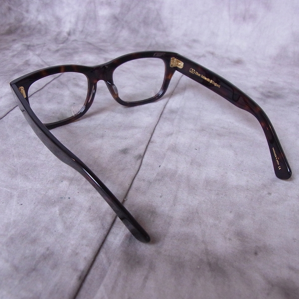 実際に弊社で買取させて頂いたOliver Goldsmith/オリバー ゴールドスミス VICE CONSUL-s Dark Tortoiseshell 眼鏡/メガネフレームの画像 1枚目