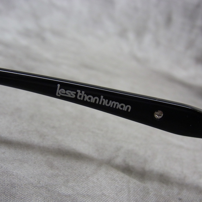 実際に弊社で買取させて頂いたless than human/レスザンヒューマン ハーフリム 度なし SABI/サビ メガネの画像 6枚目