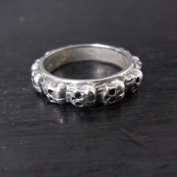 実際に弊社で買取させて頂いたLoree Rodkin/ローリーロドキン スカルバンド リング 18号の画像 1枚目