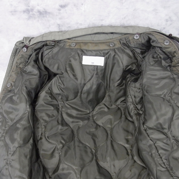 実際に弊社で買取させて頂いたHARE/ハレ ライナー付きミリタリーモッズコート/Lの画像 8枚目