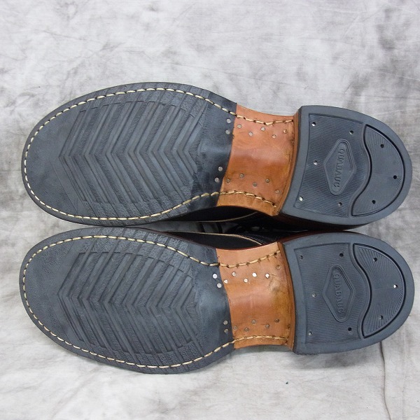 実際に弊社で買取させて頂いたWHITE'S BOOTS/ホワイツブーツ OXFORD/オックスフォード BLK CALF /9.5の画像 2枚目