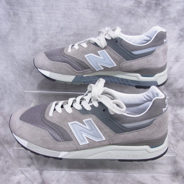 実際に弊社で買取させて頂いたNEW BALANCE/ニューバランス EDIFICE 米国製 スニーカー M9975GR/27の画像 3枚目