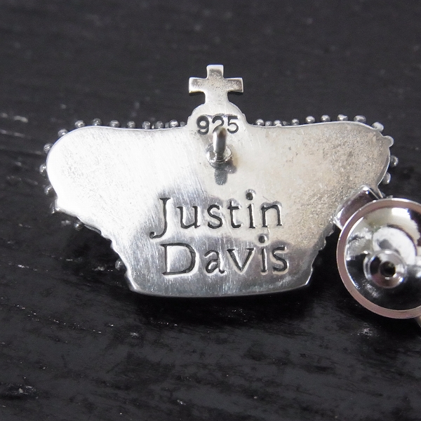 JUSTIN DAVIS ジャスティンデイビス ピンバッジ タイピン シルバー