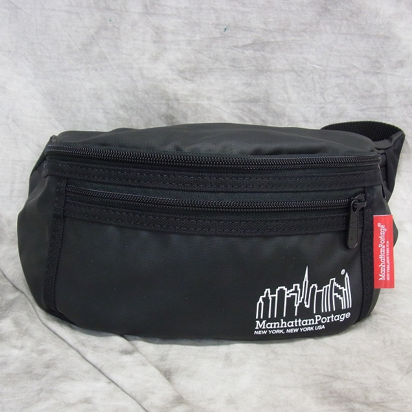 実際に弊社で買取させて頂いたManhattan Portage/マンハッタンポーテージ ウエストバッグ ブラックの画像 1枚目