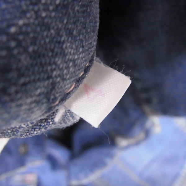 実際に弊社で買取させて頂いたBLUE BLUE/ブルーブルー デニムつなぎ/オールインワン/4/XLの画像 3枚目