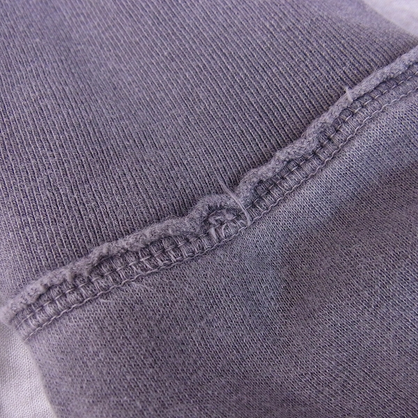 実際に弊社で買取させて頂いたM/エム×wjk/ダブルジェーケー ビンテージ/ダメージ加工 カンガルーポケット プルオーバーパーカー Lの画像 5枚目