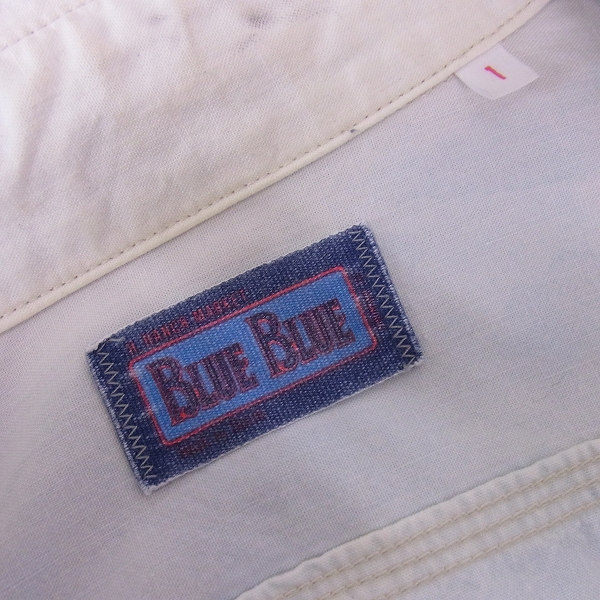 実際に弊社で買取させて頂いたBLUE BLUE/ブルーブルー スカイブリーチワークシャンブレー 長袖シャツ/1の画像 2枚目