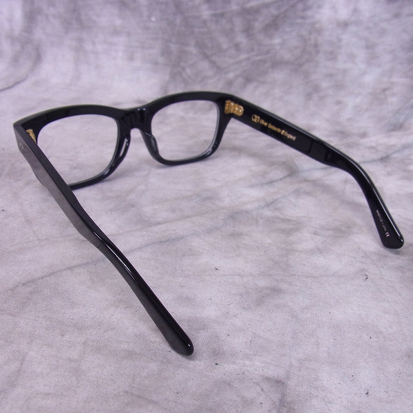 実際に弊社で買取させて頂いたOLIVER GOLDSMITH/オリバーゴールドスミス 度入り眼鏡 CONSUL-s/NEROの画像 1枚目