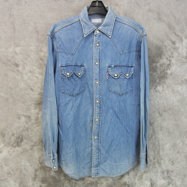 実際に弊社で買取させて頂いたBLUE BLUE/ブルーブルー インディゴ ウエスタンデニムシャツ 1