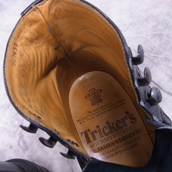 実際に弊社で買取させて頂いたTricker’s/トリッカーズ ダービーブーツUチップ 51920/4の画像 5枚目