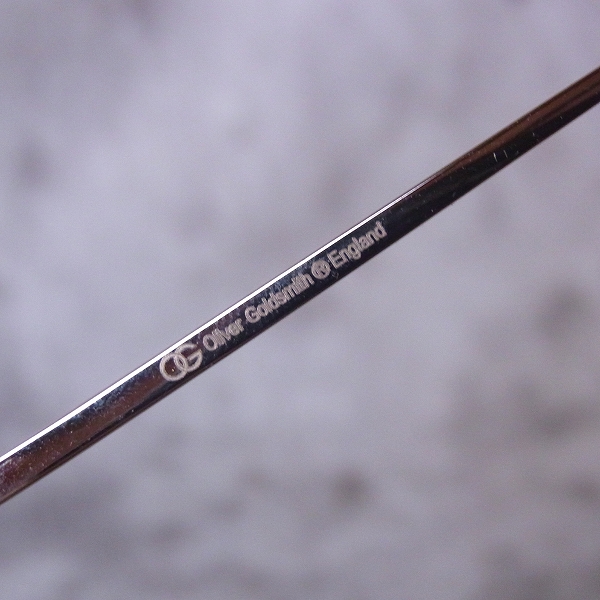 実際に弊社で買取させて頂いた［難有り］Oliver Goldsmith/オリバー ゴールドスミス CHARLES 47 眼鏡/メガネフレームの画像 4枚目