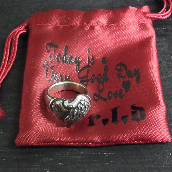 実際に弊社で買取させて頂いたr.l.d/ラットラブデザイン ANGEL HEART RING リング LDRG-12/ラットレース 14.5号の画像 6枚目