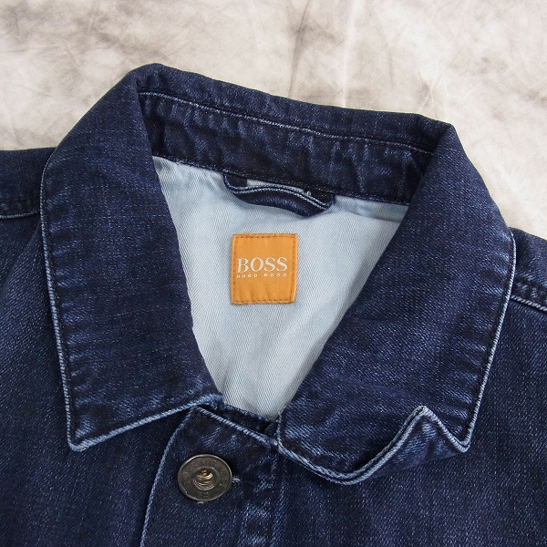 実際に弊社で買取させて頂いたHUGO BOSS/ヒューゴボス インディゴ デニムジャケット Sの画像 5枚目